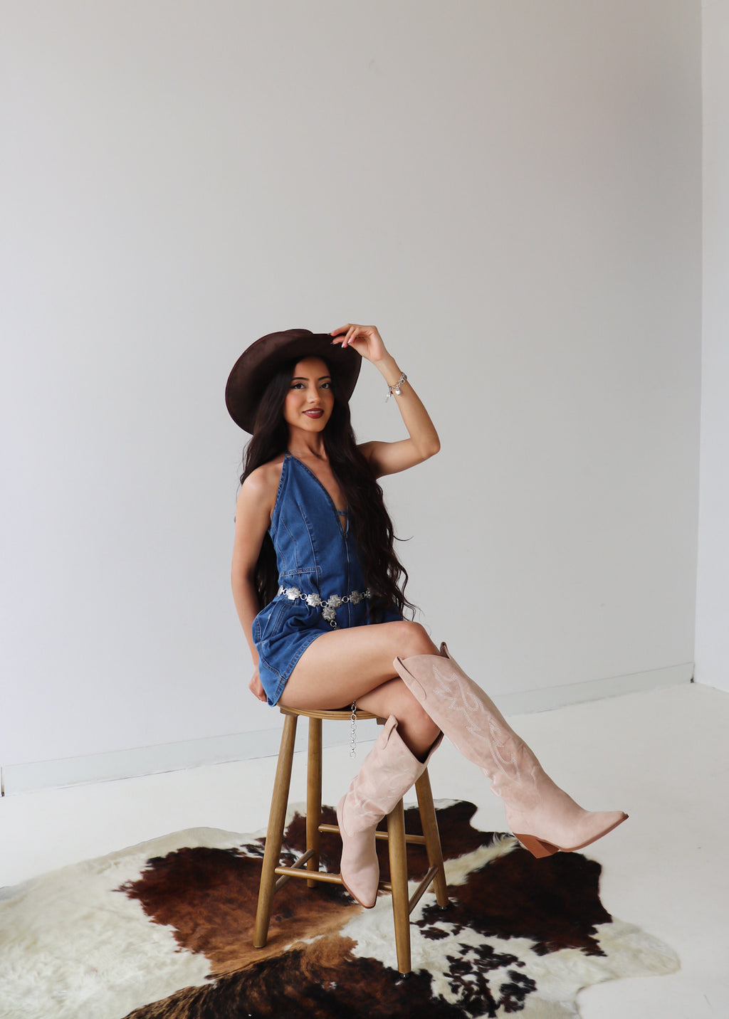 Blue Jean Babe romper