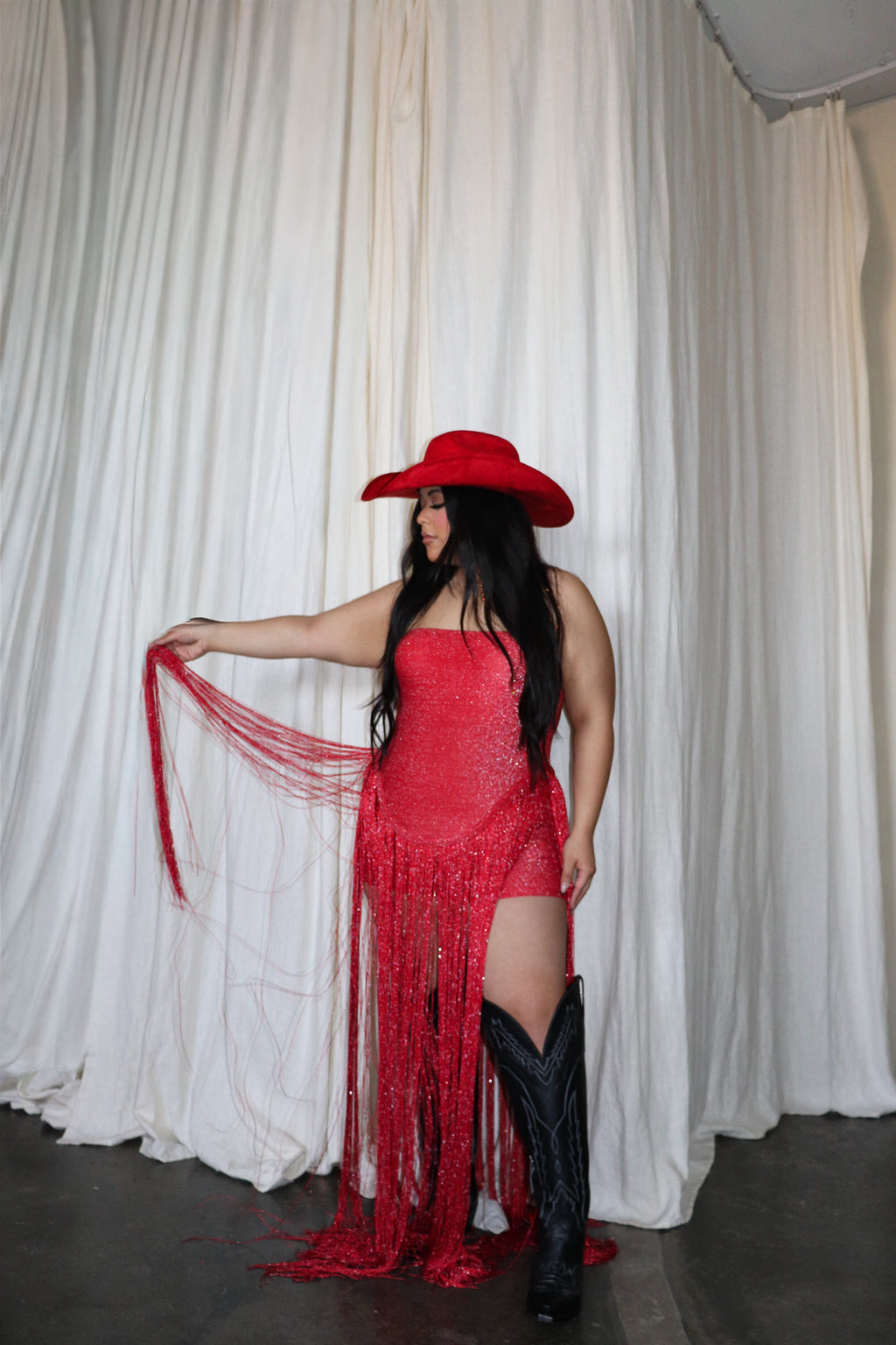 Wallen fringe romper | S-2XL