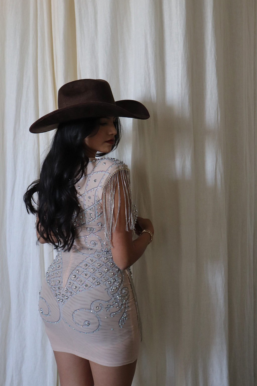 Cadillac rhinestone dress | PRE ORDER