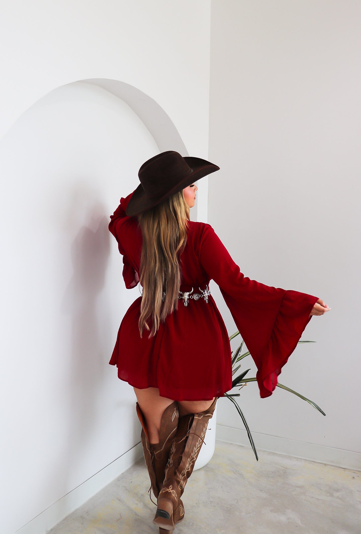 Everly ruffle dress | PLUS
