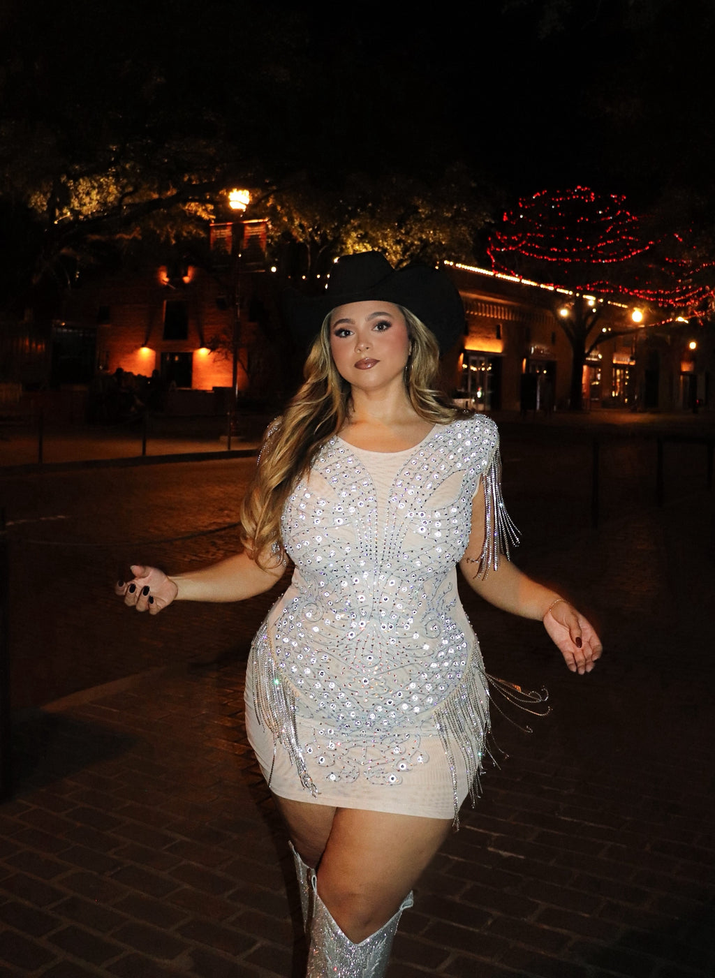 Cadillac rhinestone dress | PRE ORDER